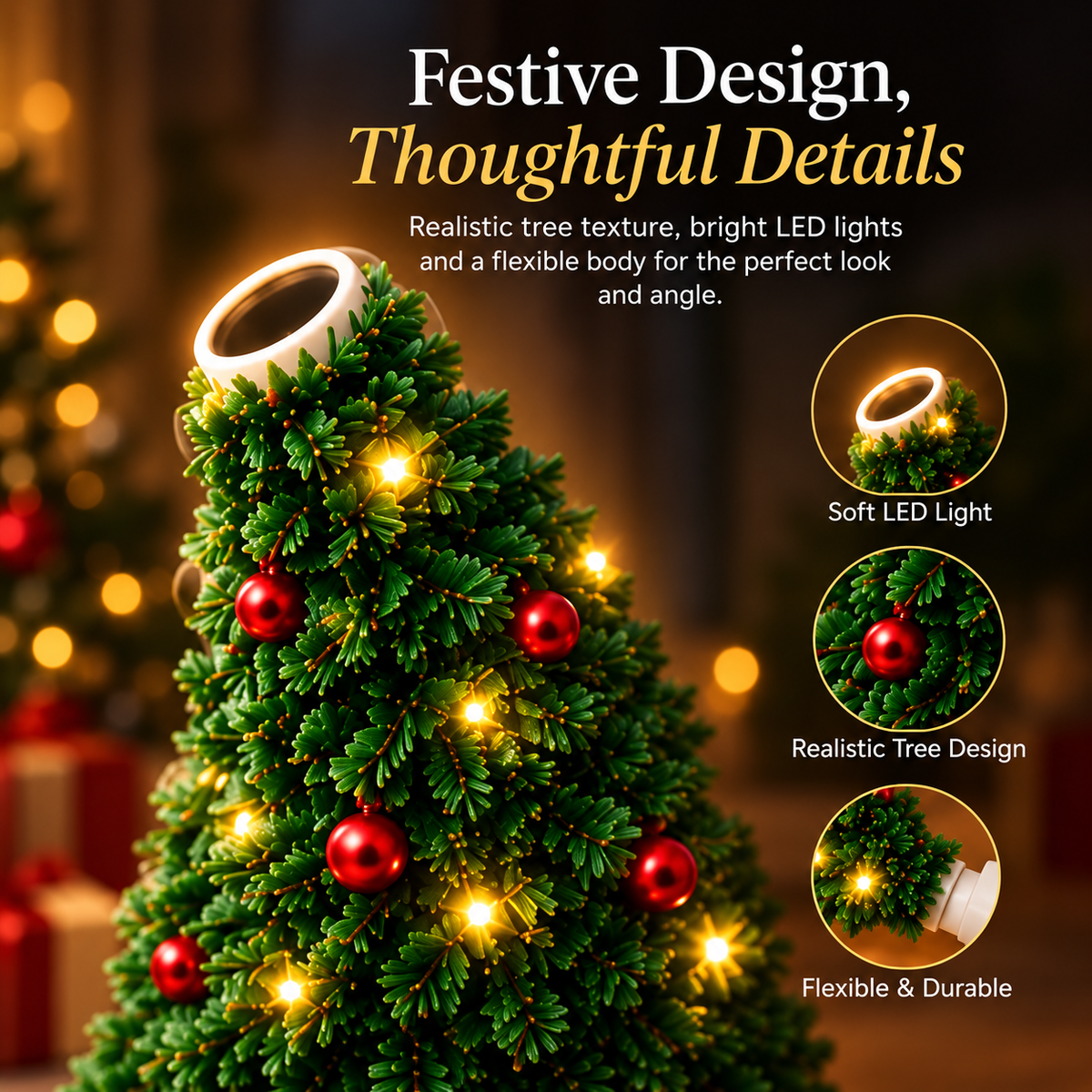 Merry Glow Christmas Projector